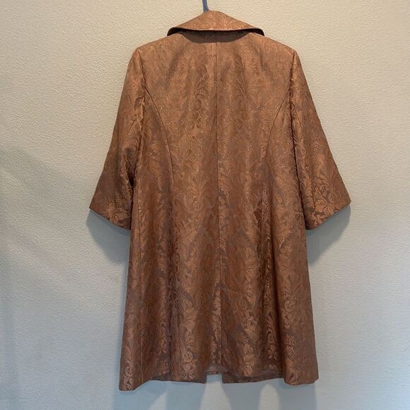 Melody Thomas Scott Dress with Overcoat Sz 12 - Picture 7 of 9